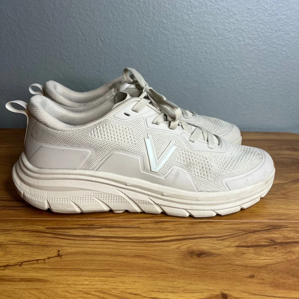 Vionic Walk Max Sneakers Womens 13 Athletic Orthotic Support Walking Shoes Beige